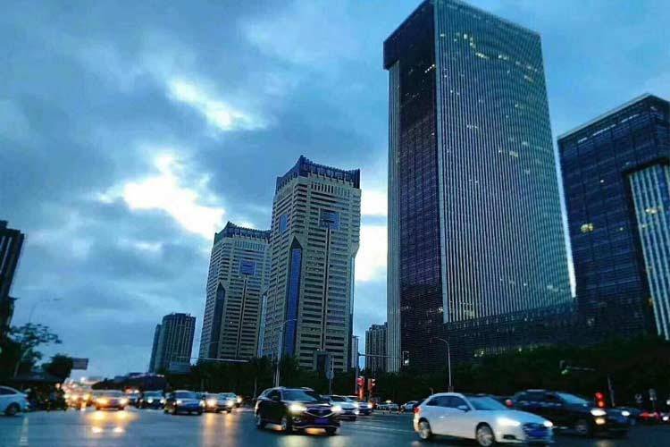 效果图海口互联网金融大厦实景图