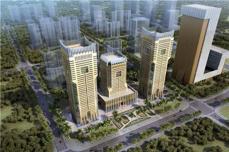 效果图海口互联网金融大厦效果图