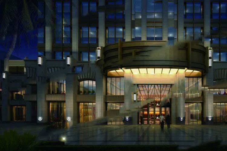 效果图海口现代大厦效果图