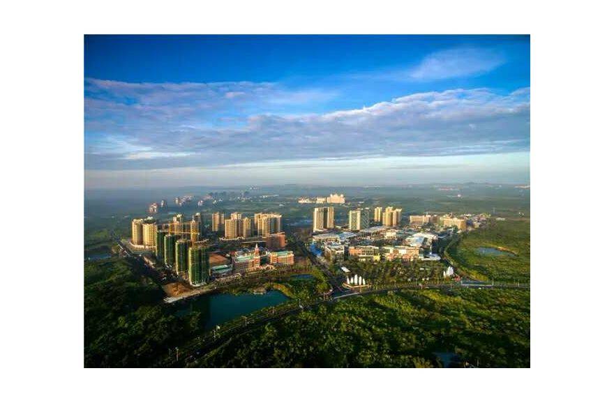 效果图观澜湖观邸鸟瞰图
