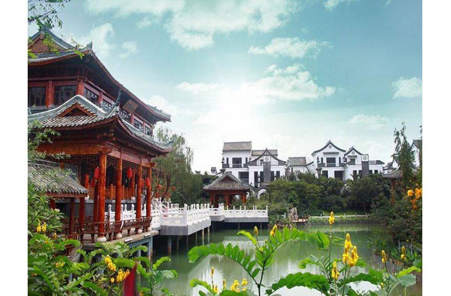 效果图水系实景图
