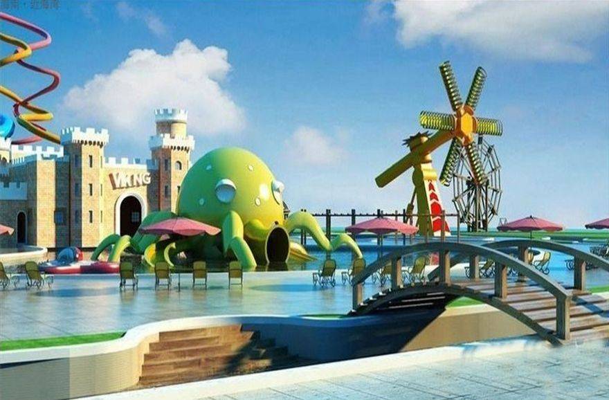 效果图海上乐园