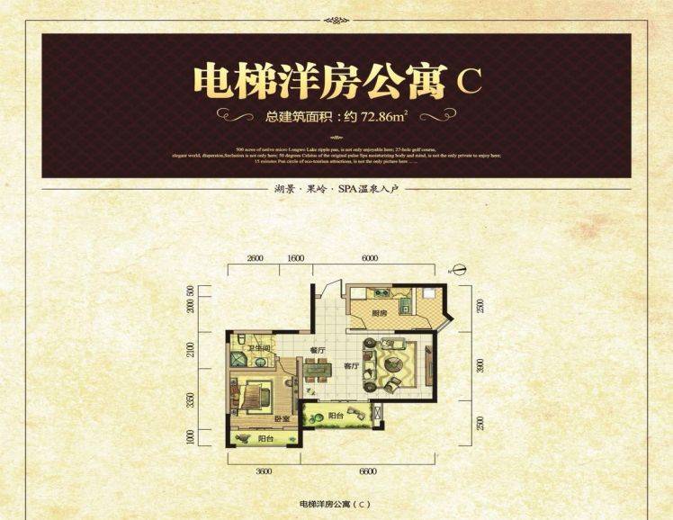1室1厅1卫1厨