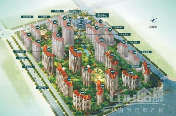 山泉海效果图