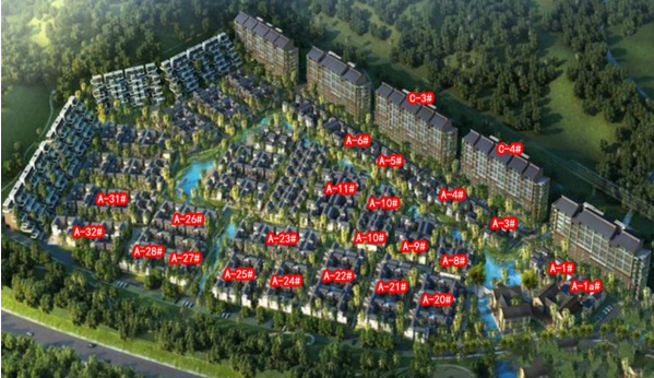海南万宁石梅春墅全景图