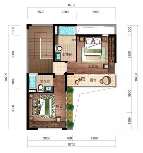 海南万宁石梅春墅户型图