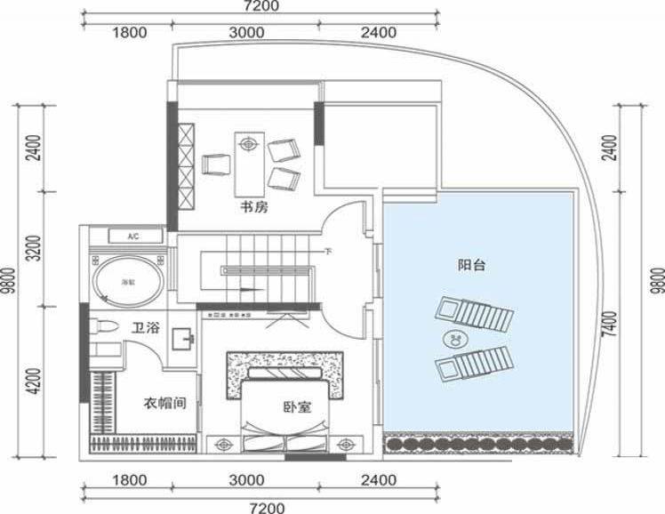 海南万宁保利·半岛1号户型图