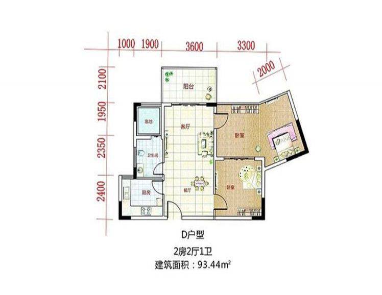 海南万宁椰林居·养生花园户型图