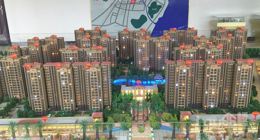 万福家园实景图-沙盘图