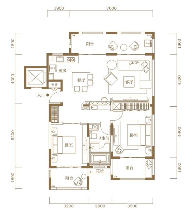 海南万宁金泰·南燕湾户型图