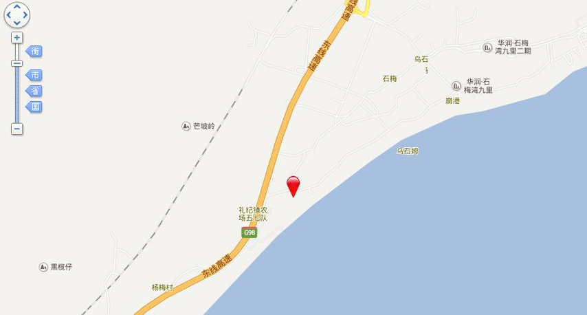 万宁华润石梅湾九里区位图