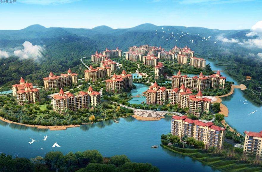 海南万宁石梅山庄效果图