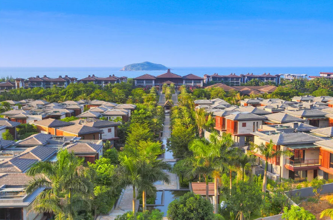海南华润石梅湾九里实景图