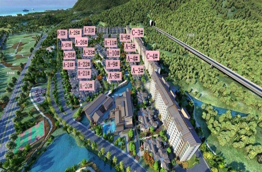 海南万宁石梅春墅效果图