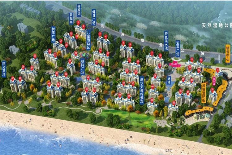 恒大双海湾鸟瞰图