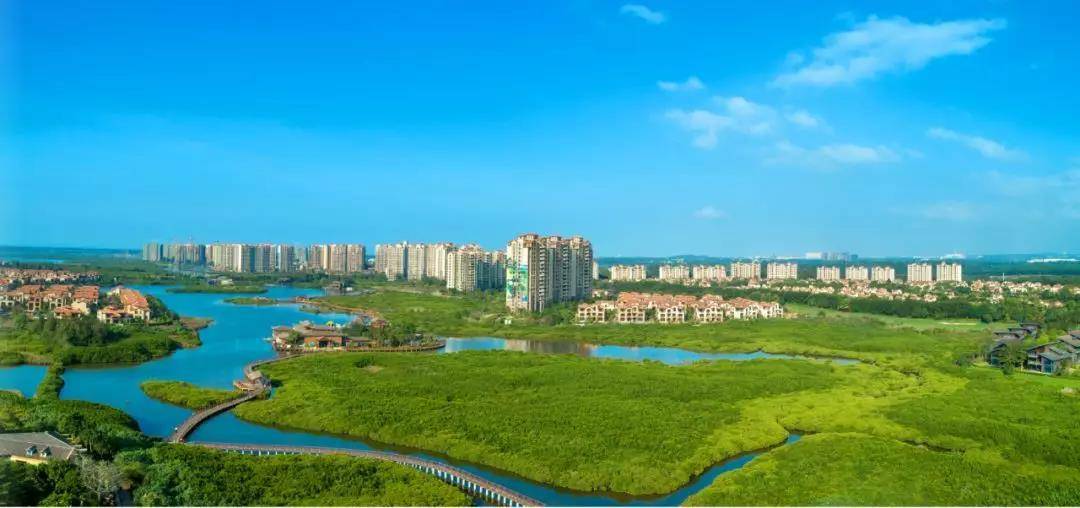 富力红树湾湿地公园实景