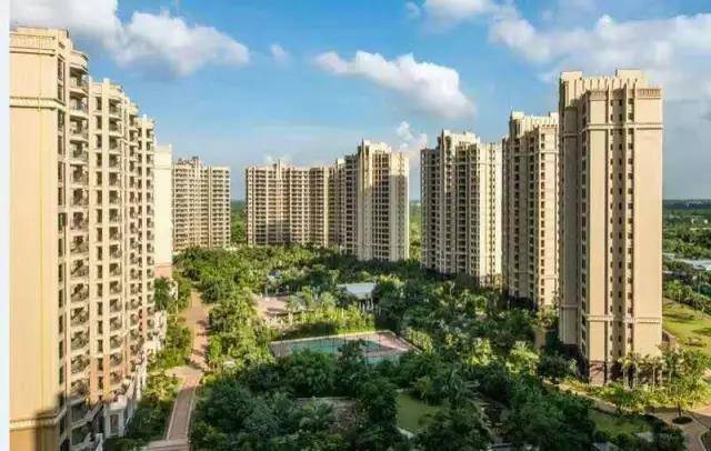 观澜湖中央公园区实景图