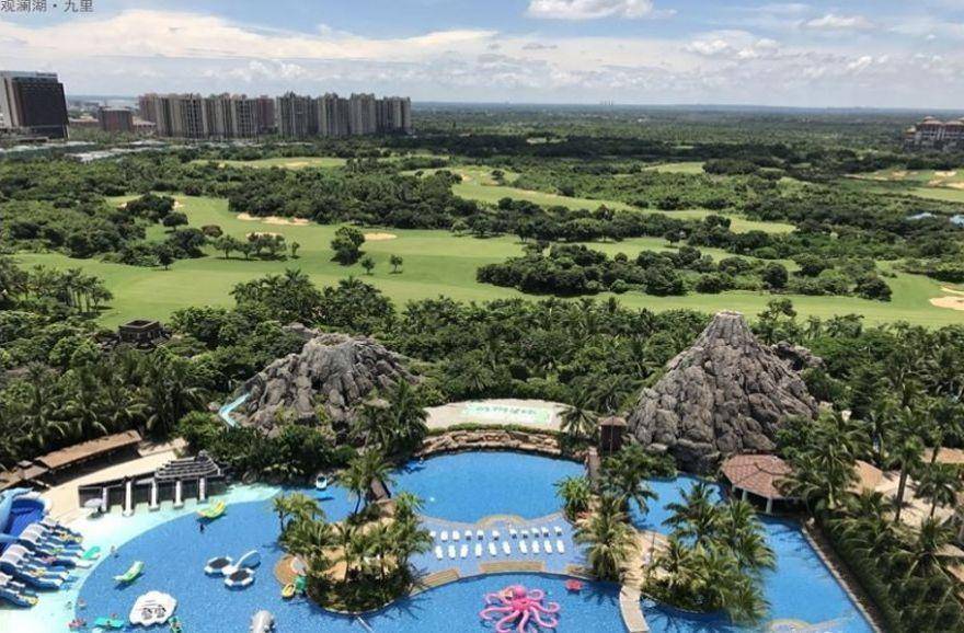 海南海口观澜湖九里实景图
