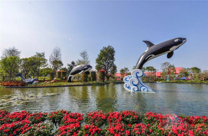 恒大海花岛实景图