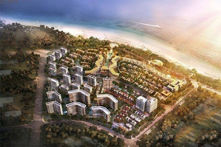 海南首开美墅湾鸟瞰图