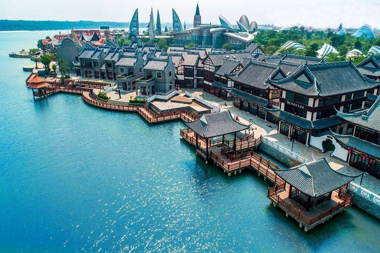 海南恒大海花岛实景图
