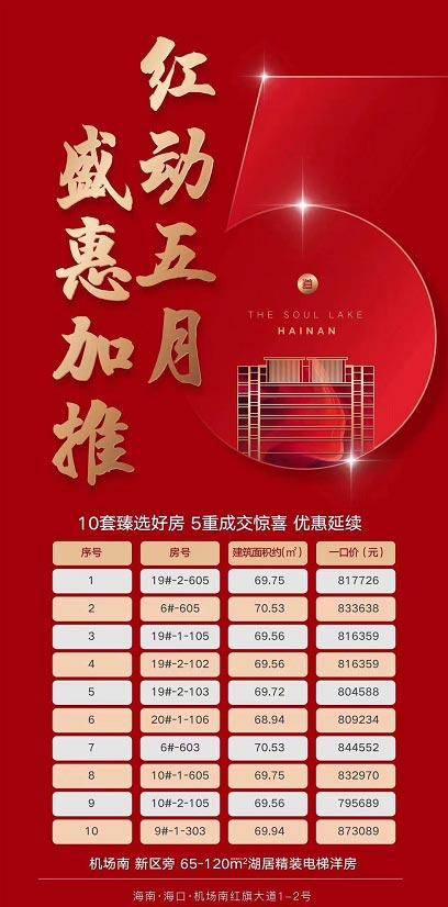 融创无忌海优惠活动图