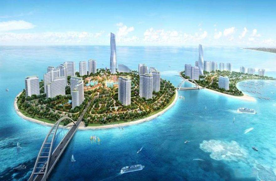 海南万宁融创日月湾效果图