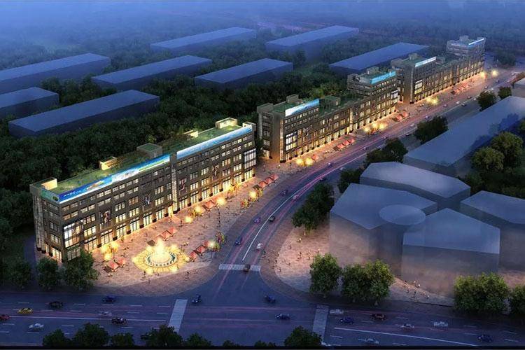 海南海口公园后街效果图