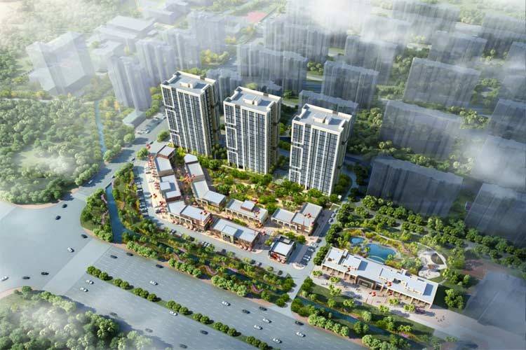 海南海口碧桂园剑桥郡商办效果图