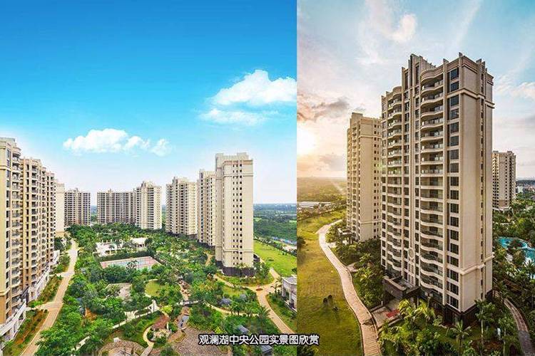 海口观澜湖中央公园区实景图