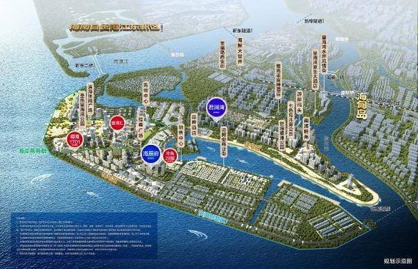 海口园中央半岛效果图