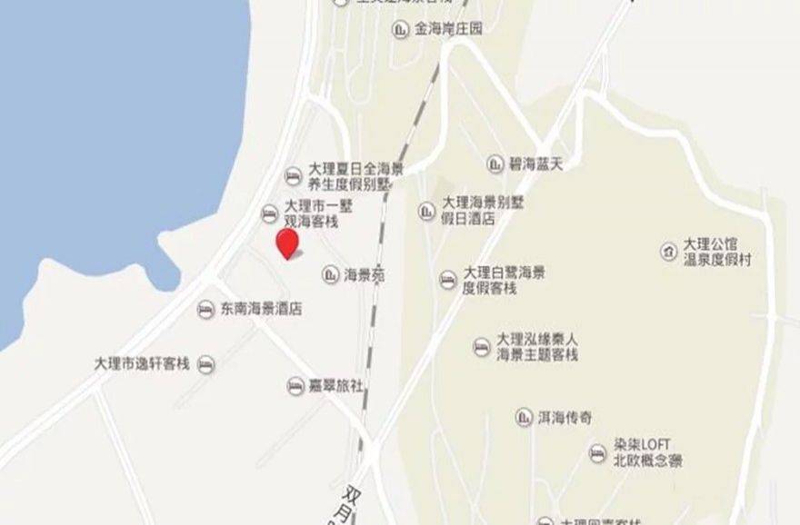 云南大理四季花城交通图