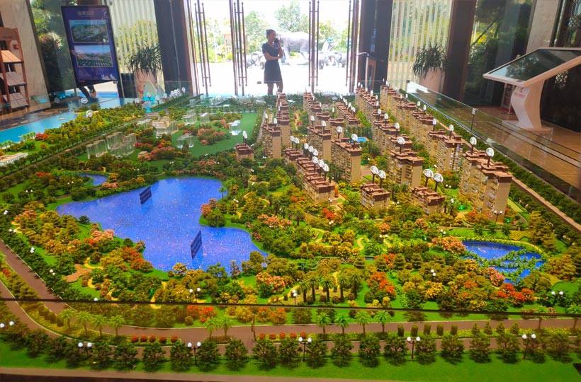 海南三亚碧桂园海棠盛世沙盘图