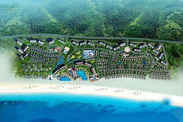 合景汀澜海岸鸟瞰图