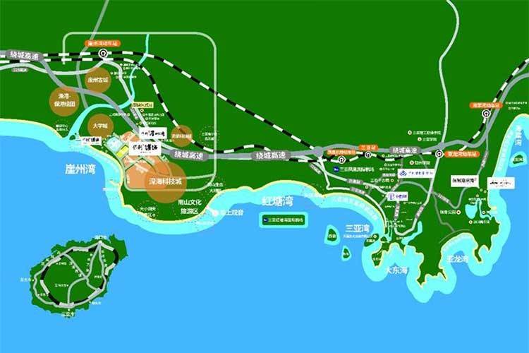三亚保利浅海区位图