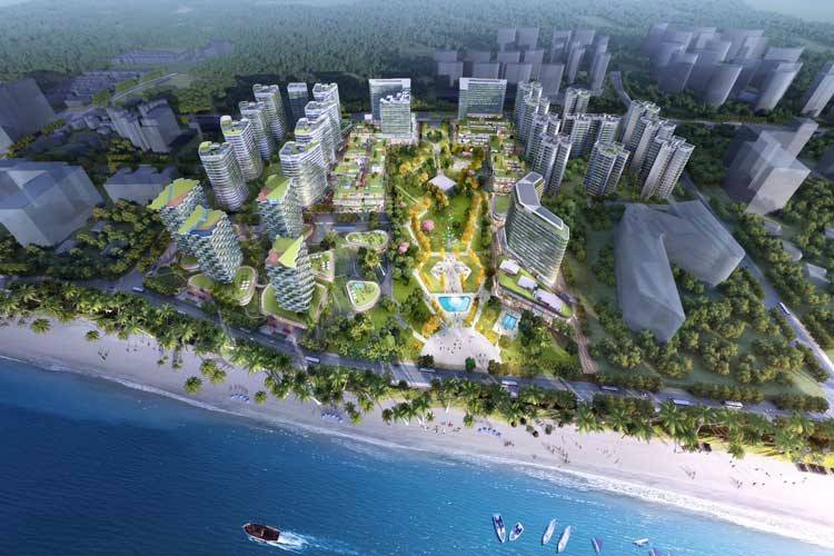三亚万科海上大都会左岸效果图