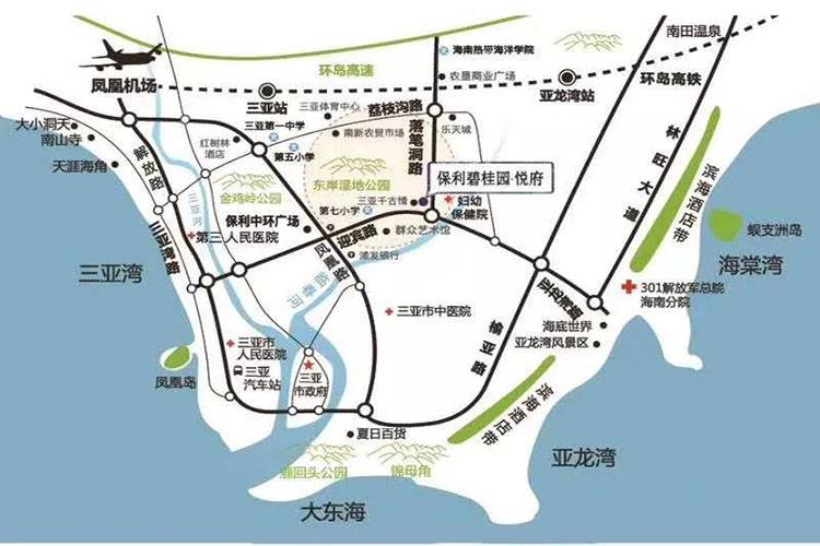 保利碧桂园悦府区位图