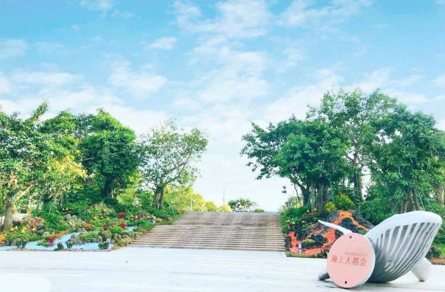 三亚碧桂园海上大都会实景图