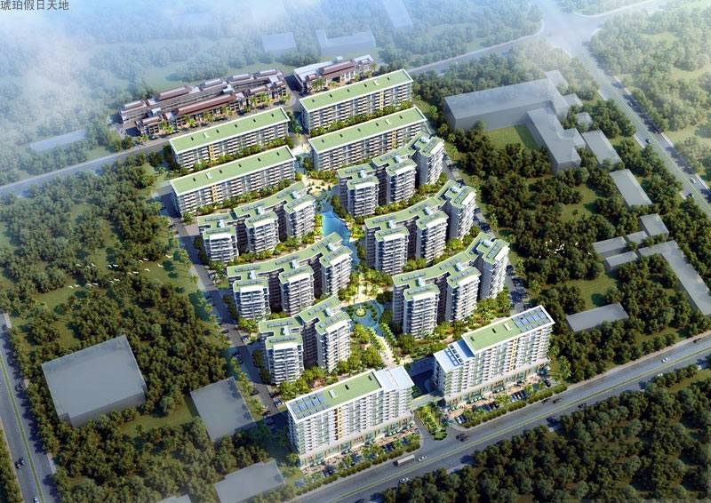 三亚琥珀假日天地效果图