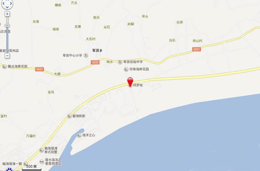 陵水阿罗哈区位图