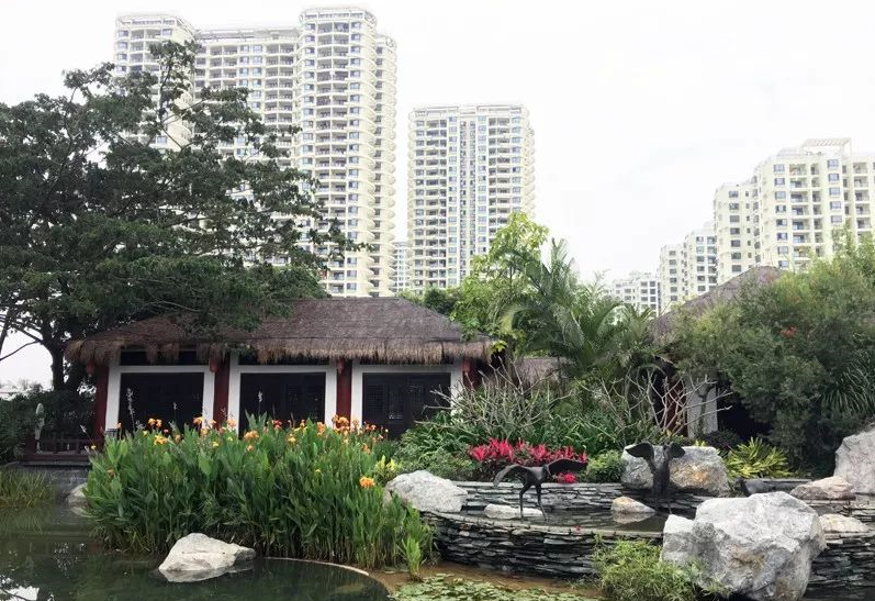 保利崖州湾实景图