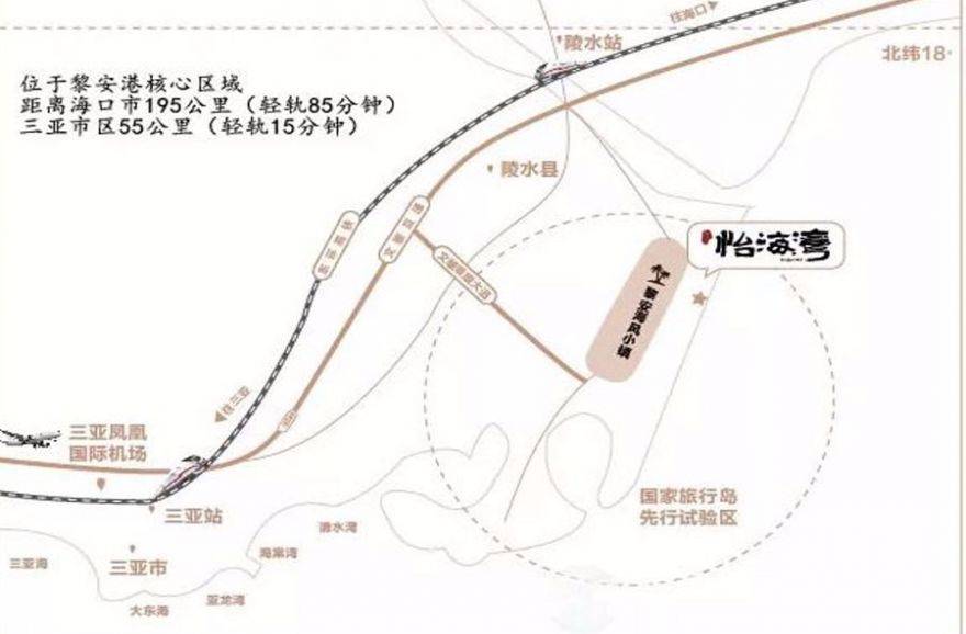 怡海湾别墅区位图