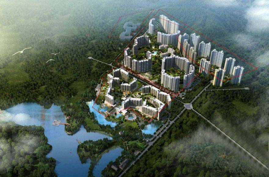 万科湖畔度假公园效果图