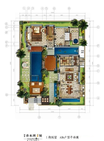 海南三亚香水湾1号户型图