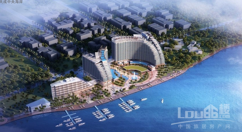 海南三亚天成中央海岸效果图