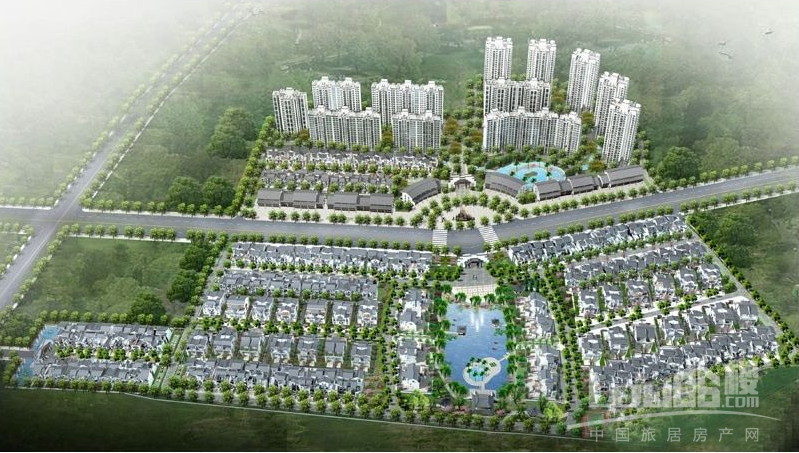 中华坊鸟瞰图
