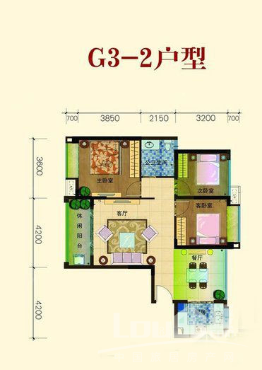 四季康城二期户型图