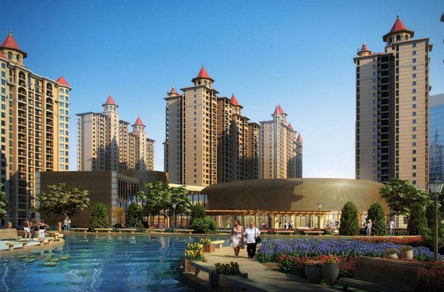 碧海金珠花园效果图