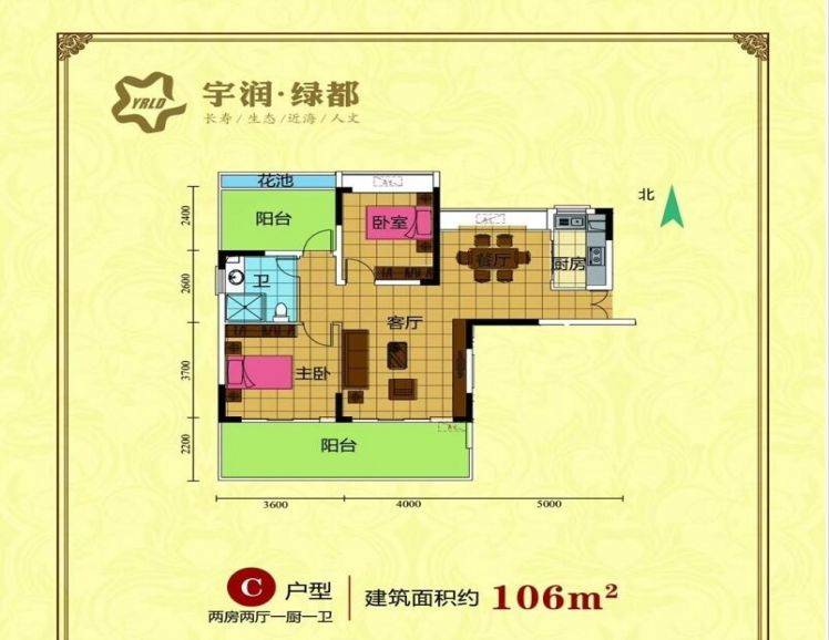 宇润绿都户型图