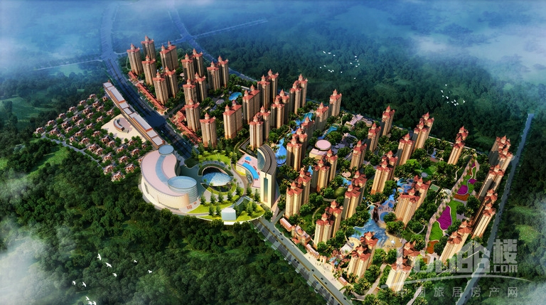 碧海金珠花园效果图